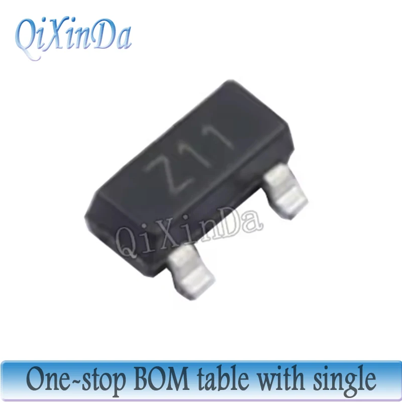 33 Valores 0.5W SMD Zener Diodo Sortido Kit BZX84C2V4-BZX84C51 0.35W SOT-23 BZX84C5V1 BZX84C15 BZX84C22 BZX84C39 BZX84C47
