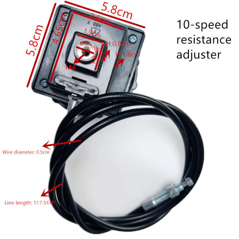 Resistance Adjustment Knob Controller For Thickfish Exercise Bike Stationary Fitness Equipment Tension Control Part