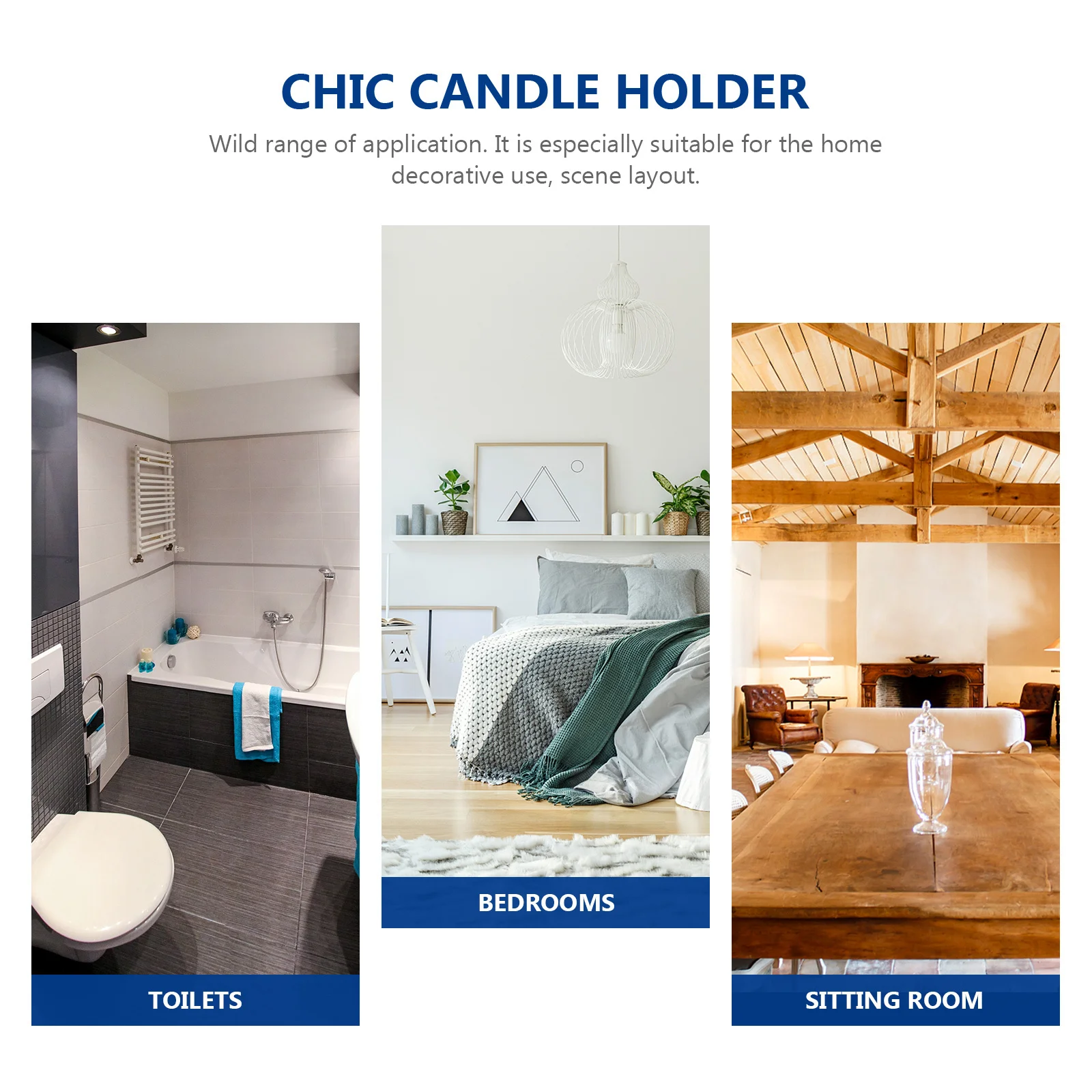 

Stylish Glass Tea Light Holder for Home Decor Easy to Use Material Great for All Occasions Holder