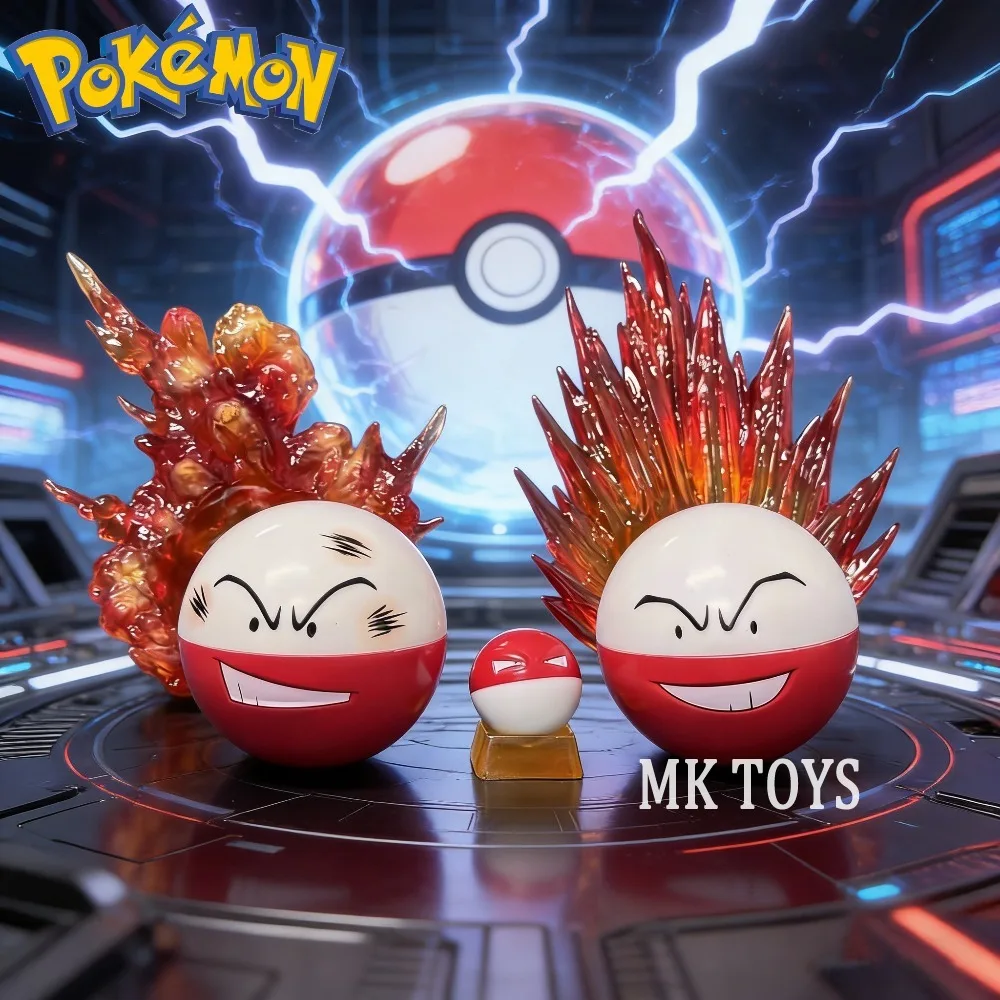 

Аниме-фигурки Покемонов: Электрод и Вольторб, коллекционные статуэтки из ПВХ, настольные украшения, модели игрушек, подарки, 3-10,5 см