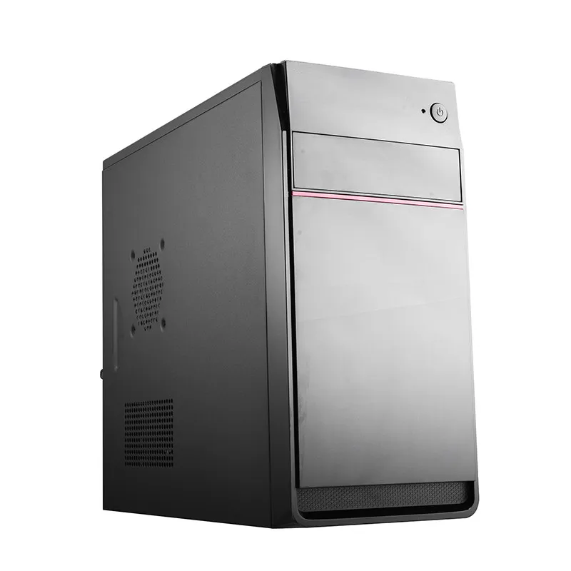 In‑Stock Heat‑Dissipation Desktop PC Shell, Hollow Airflow Panel, Gaming & Office‑Use Empty Case