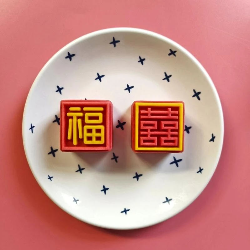 

652F Square Mooncake Moulds Easy to Use Baking Tools Durable Mooncake Mold Plastic Material Baking Accessories for DIY Baking