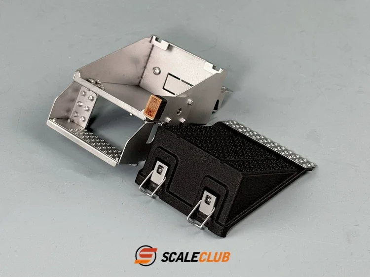 

ScaleClub 1/14 770S Battery Box with LED Side Marker Lights for Tamiya 1/14 RC Truck Upgrade Parts