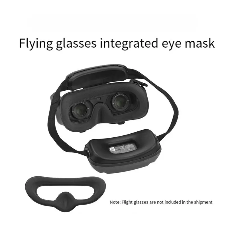 B31B Sponge Eye Pad for DJI Goggles 2/3 Light-Shielding Skin-Friendly Replacement Cover for AVATA Accessories Dark Grey