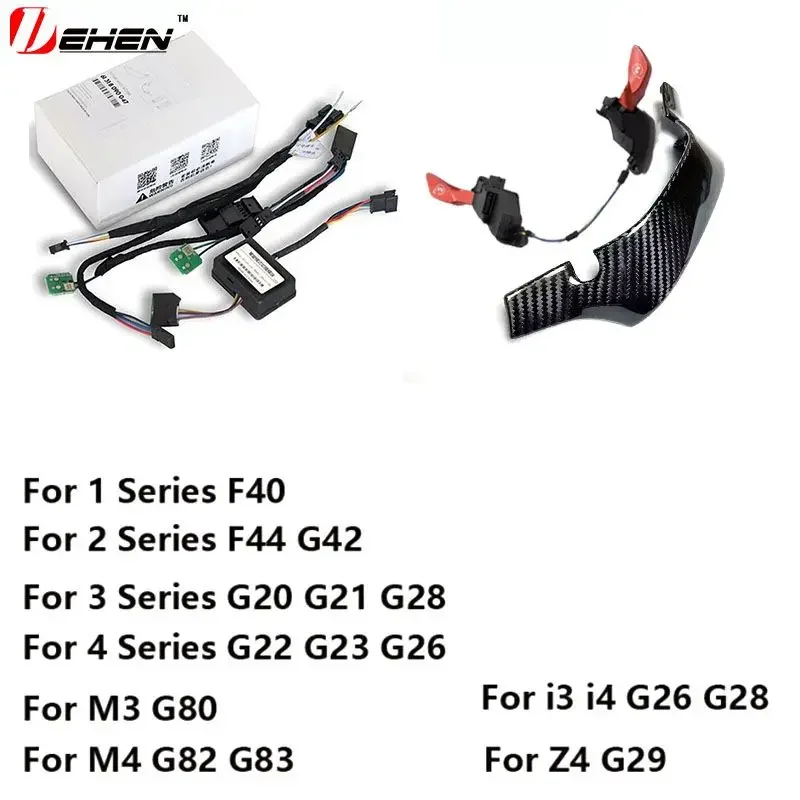 

Fit For F40 F44 F95 F96 F90 F97 F98 M paddle 2 PCS Steering Wheel M1 M2 Buttons Mode Switch M Sport Button Modified Accessories