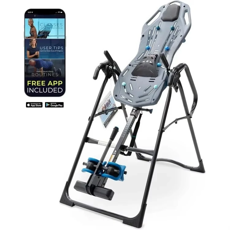 HOME.Inversion Table، قفل كاحل فاخر سهل الوصول، مجموعة تخفيف آلام الظهر، شائع