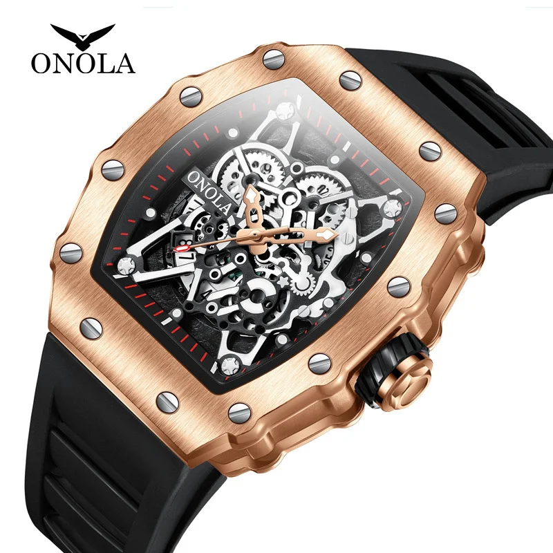 

2023 ONOLA Man Watches Top Brand Fashion Luxury Watch Luminous Sports Waterproof Casual Mens Quartz Men's Wristwatch Clock