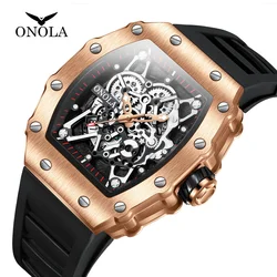 2023 ONOLA Man Watches Top Brand Fashion Luxury Watch Luminous Sports Waterproof Casual Mens Quartz Men's Wristwatch Clock