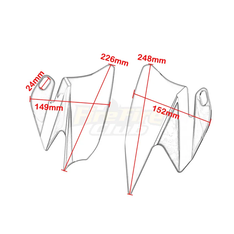 Motorcycle Chrome ABS Saddle Shield Heat Deflectors For Harley Electra Glides Road Glides Road Kings Street Glides 2008