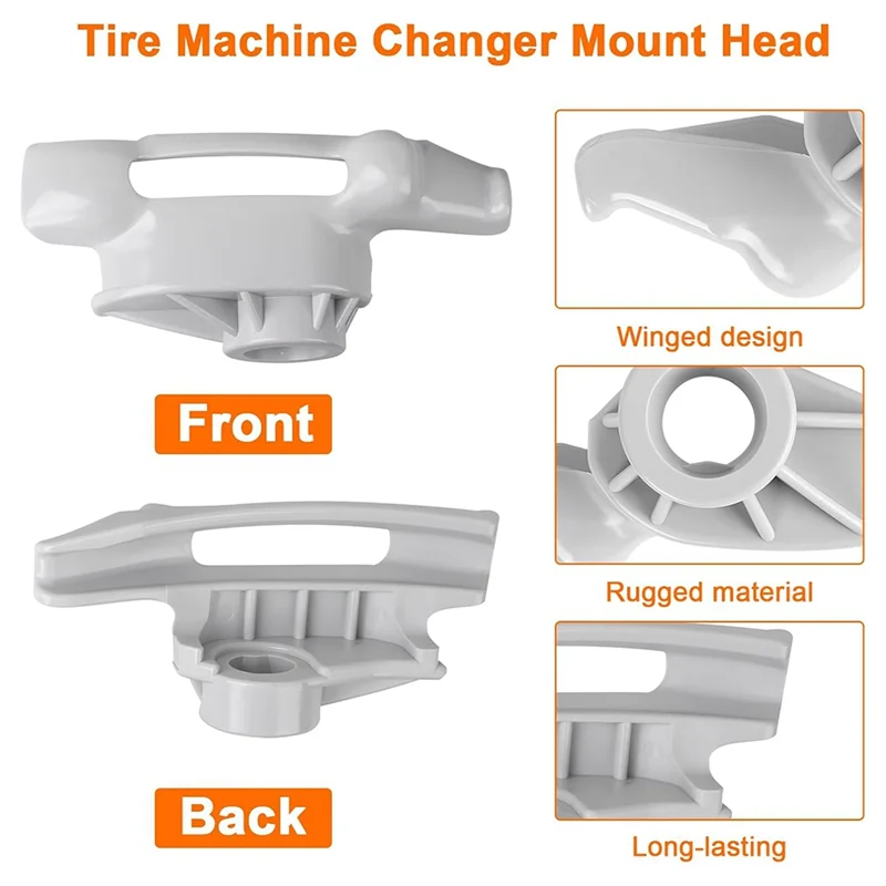 ABAE-TC184432 مجموعة رأس مبدل الإطارات Demount/Remount للإطارات ذات المظهر المنخفض تصميم تثبيت من النايلون المتوافق مع مع معاطف رأس البط
