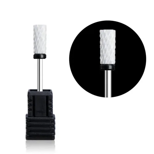 Imagen 2 del producto Broca de cerámica de tungsteno para uñas, cortador de fresado para manicura, pedicura, limas de uñas, pulidor, accesorio de equipo de arte de uñas