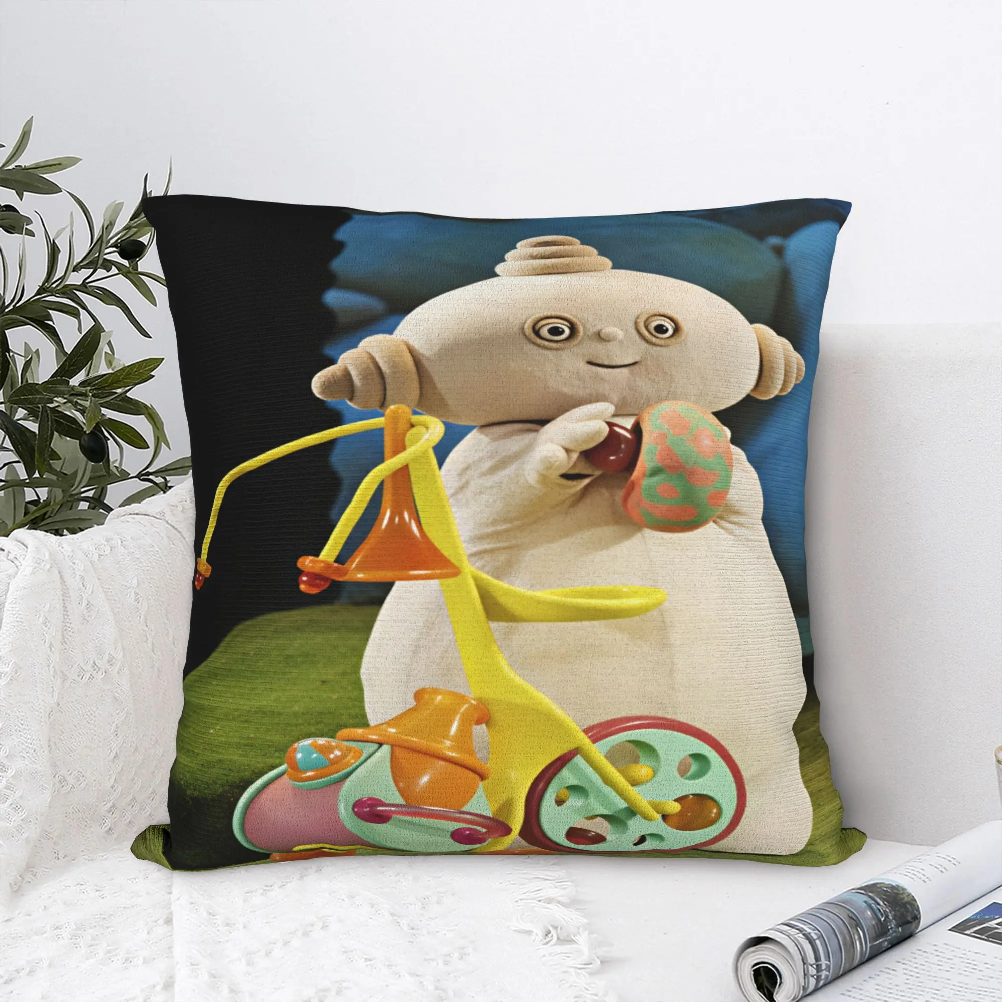 Pillow Case The Haahoos In the night garden Print  Pillow Cover For Living Room Chair Novelty Pillowcases