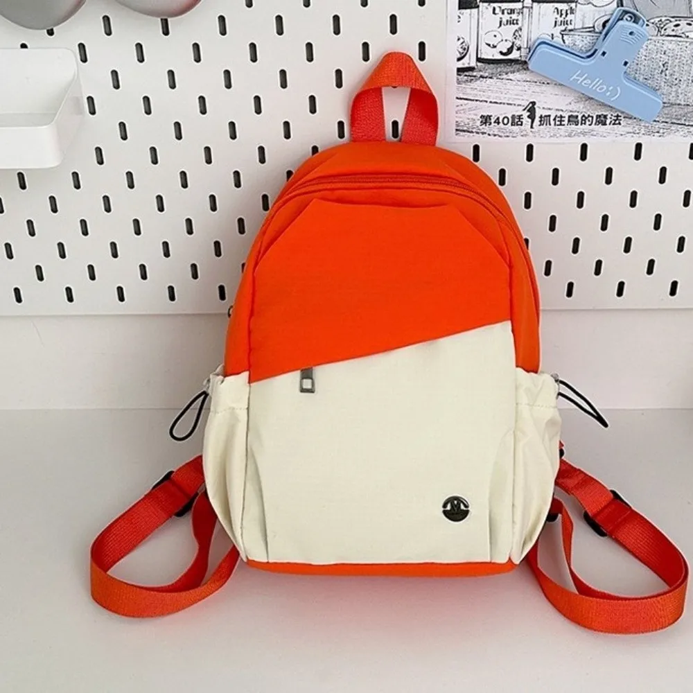 Zaino portatile da donna in stile coreano Zaino leggero per studenti ad alta capacità Borsa a tracolla in nylon nylon per adolescenti