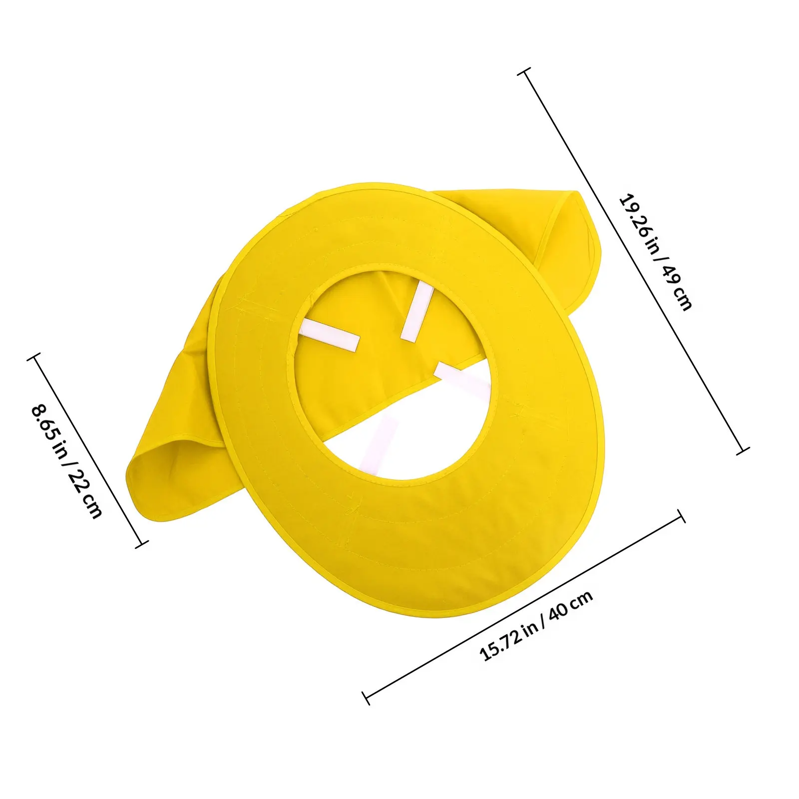 Hard Hat Sun Shade Full Brim Neck Protector with Reflective Strips Uv Protection Mesh Fabric for Construction Workers Gardeners