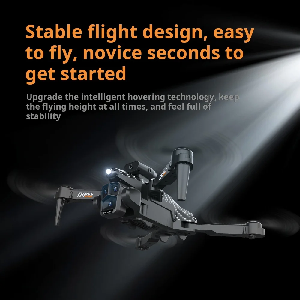 K10Max UAV 8K Professional UAV with three cameras intelligent optical flow positioning four-way obstacle avoidance RC 5000M