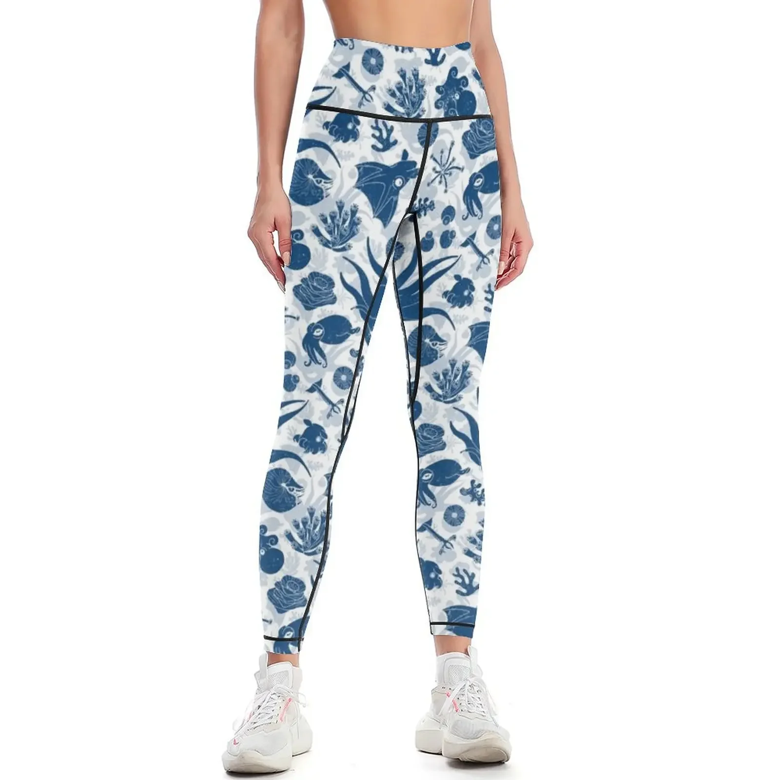 

Cephalopods: Grunge Leggings exercise clothing for sports for gym legging pants raises butt sporty woman gym Womens Leggings