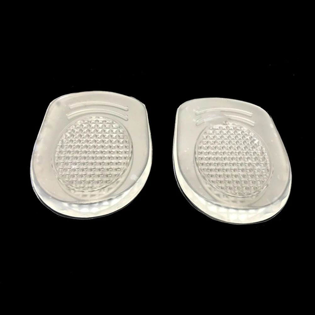 

4Pairs Half Shoe Pads Silicone Heel Insoles Pain Relief Support All Size 35-39 Heel Pads Silicone Insoles