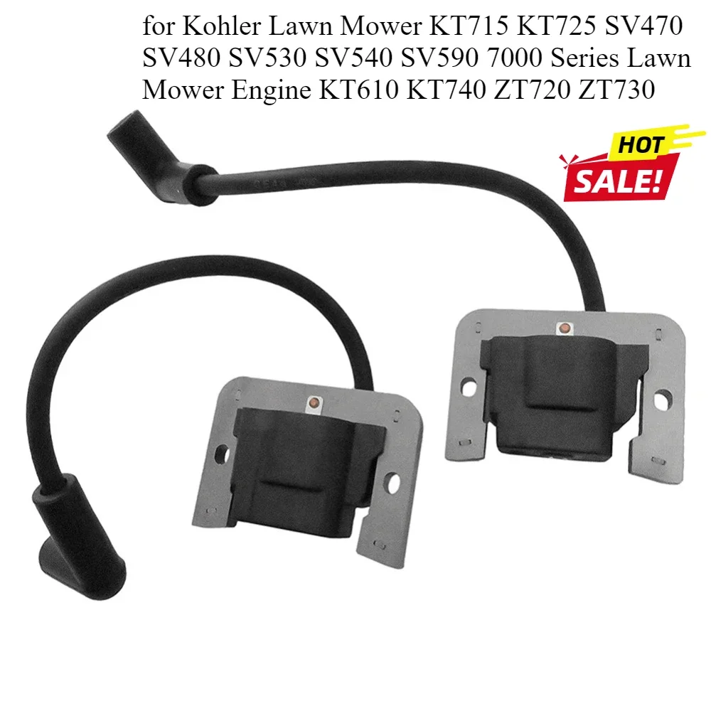 

2Pcs Ignition Coil Module for 3258406-S Kohler Lawn Mower KT, ZT Engines KT715 KT725 SV470 SV480 7000 Series ZT720 ZT730