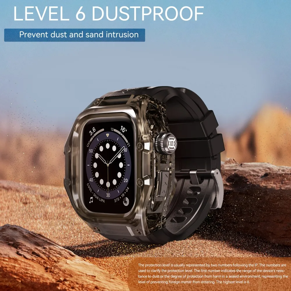 Armor Cover IP68 Waterproof Case For Apple Watch Series 10, 42 46 mm Diving Swim Outdoor Sport Anti-fall