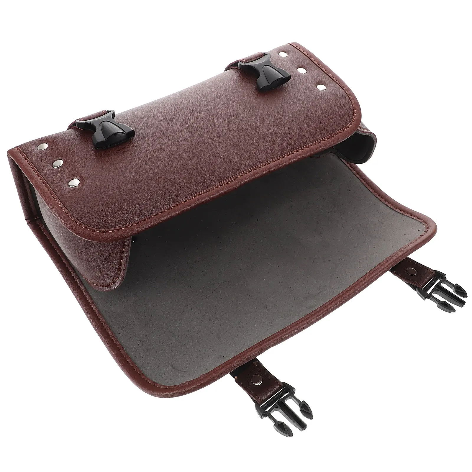 

Motorcycle Tail Bag Heavy Duty Waterproof Multi Compartment Hanging Storage Bag Easy Install on Handlebars Frame Rear Rack