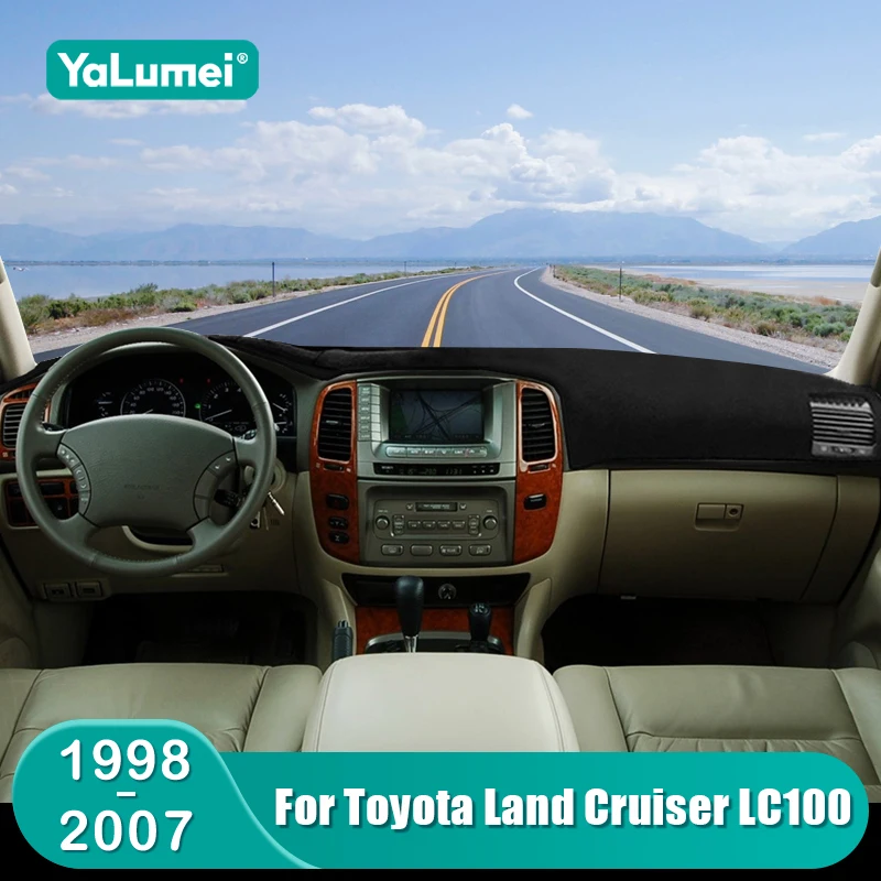 For Toyota Land Cruiser 100 LC100 1998 - 2000 2001 2002 2003 2004 2005 2006 2007 Car Dashboard Cover Sun Shade Pad Accessories