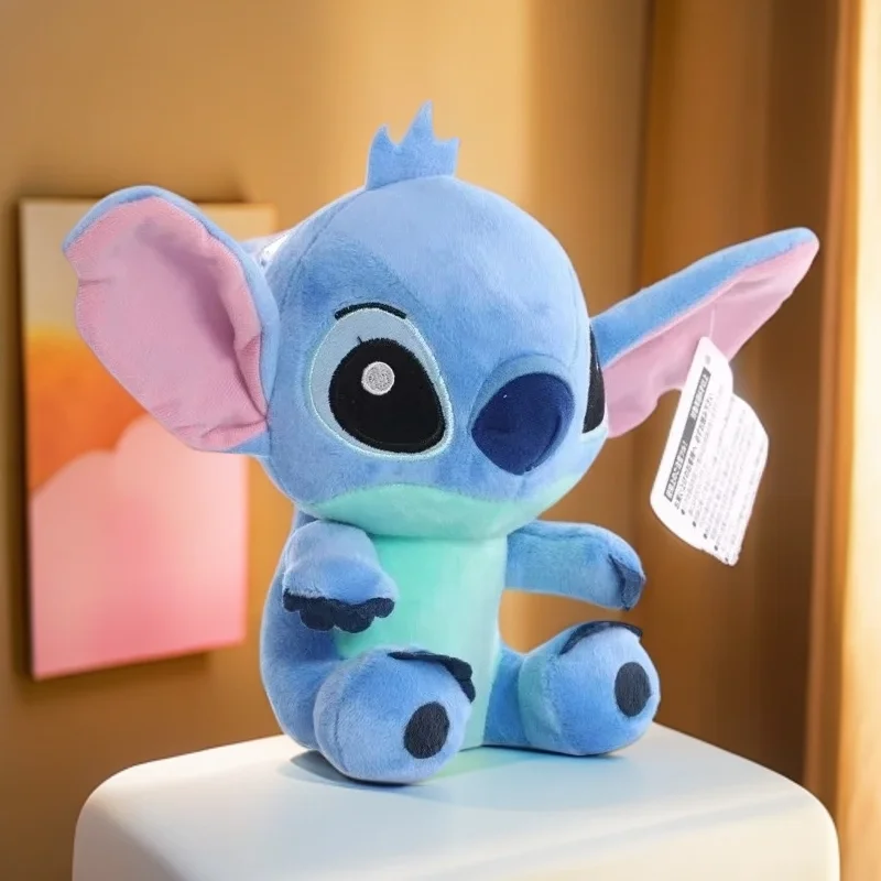 دمى ديزني كارتون ستيتش مخيطة من القطيفة ألعاب أنيمي أزرق وردي، ألعاب قطيفة ساخنة، هدايا عيد الميلاد للأطفال ألعاب قطيفة أنيمي