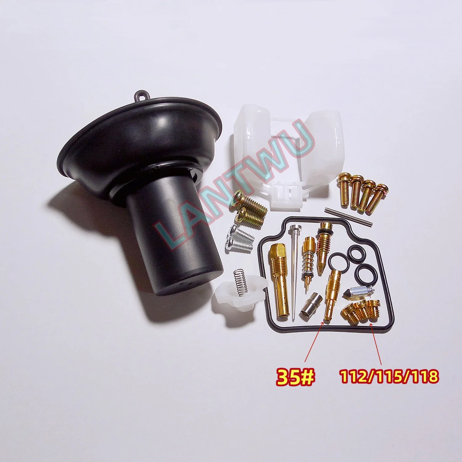 

For Honda 1981-86 Nighthawk CB650/CB700S/CB700SC motorcycle carburetor repair kit with plunger assembly