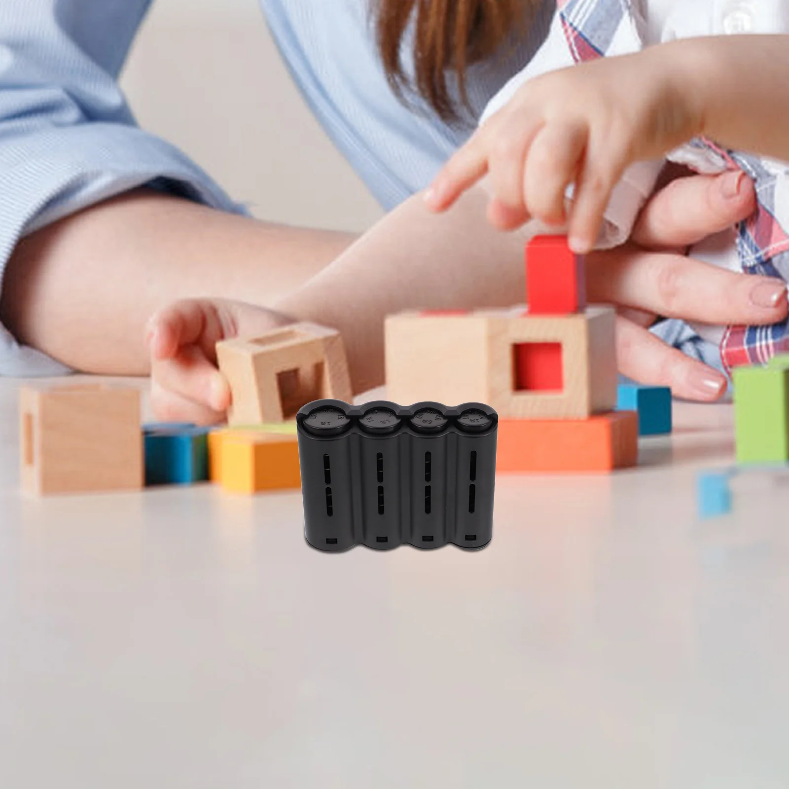 4-Hole Storage Box Compact Coin Organizer For Safe Change Sorting Loss Prevention Coin Holder Case Collection Supply