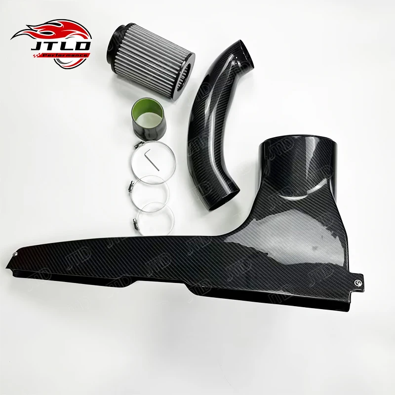 JTLD Professional Performance Pure Dry Carbon Fiber Cold Air Intake Kits VW Golf MK7 2.0T Performance Intake System