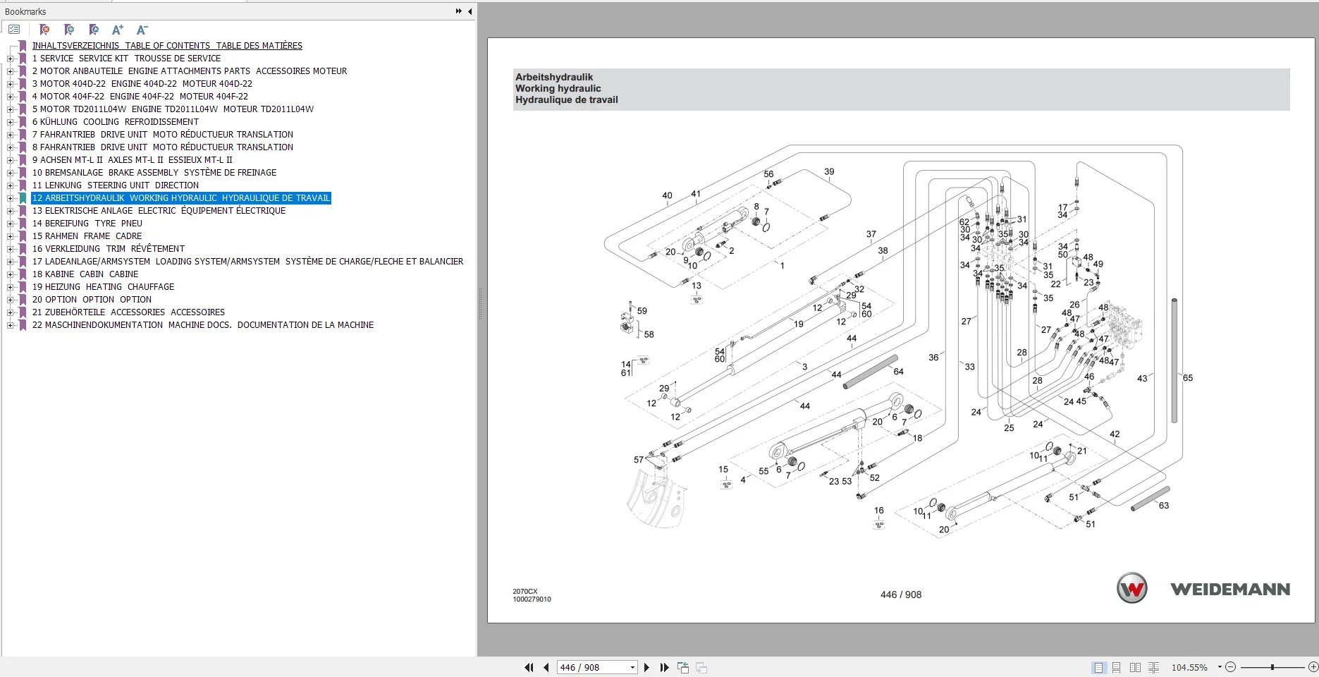 

AutoDVD2 Weidemann Heavy Equipment Spare Part Catalog 7.83 GB DVD Multi Languages