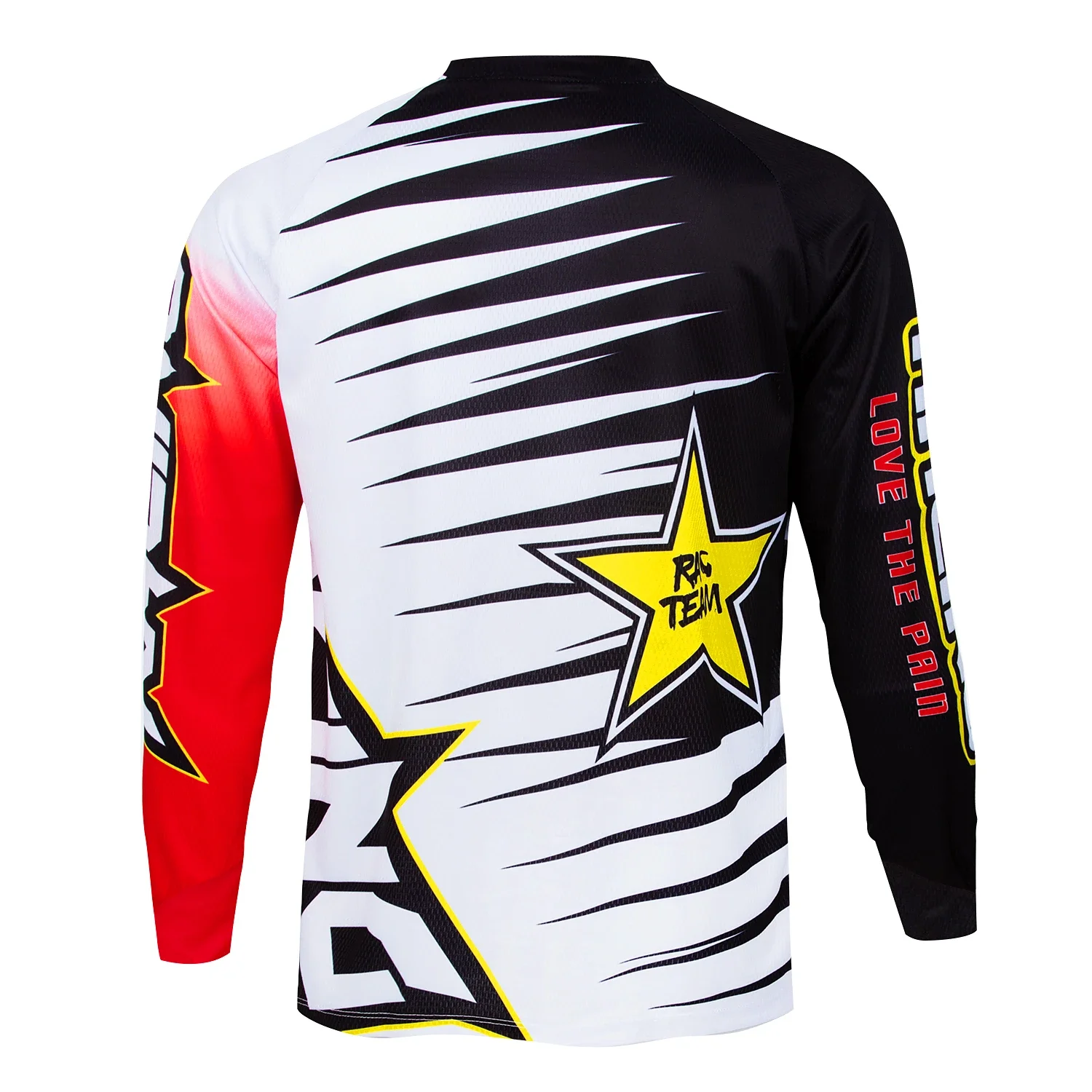 Profi-Motocross-Shirt mit langen Ärmeln, Mountainbike-Downhill-Trikot, Cross-Country-Fahrrad-Rennshirt, schnelltrocknendes Mountainbike-T-Shirt – Detail 11
