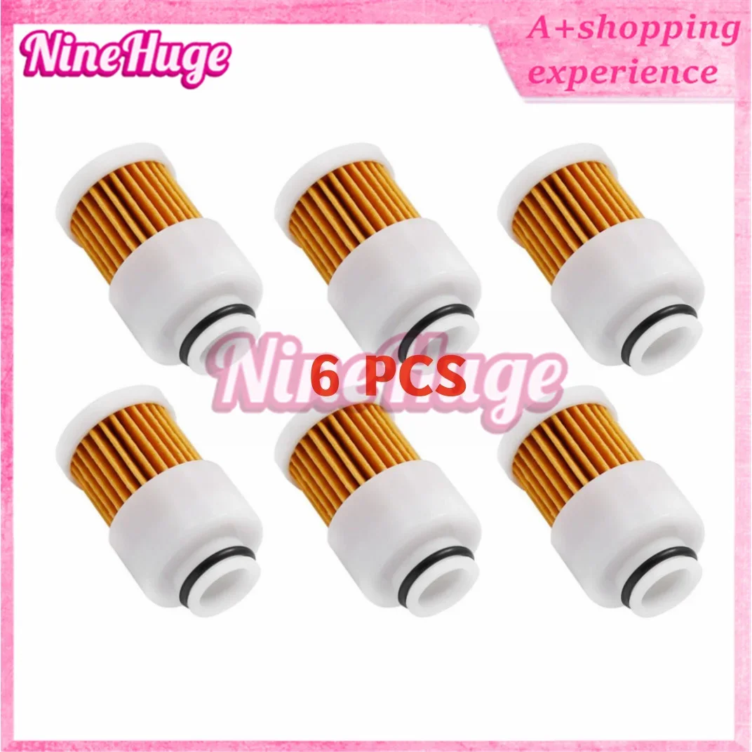 New 6X Fuel Filter 68V-24563-00 68V-24563-00-00 for Mercury 18-7979 Dongfa Yacht Outboard Engine Gasoline Filter 75-115hp