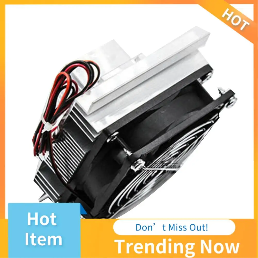 

CMHI-Thermoelectric Peltier Cooler Refrigeration DC 12V Semiconductor Air Conditioner Cooling System DIY Kit