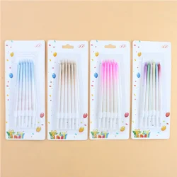 6PCS Colored Birthday Candles Girl Magic Cake Decoration Stitch Candle Children's Party Supplies Holiday Essentials Lamps Candle