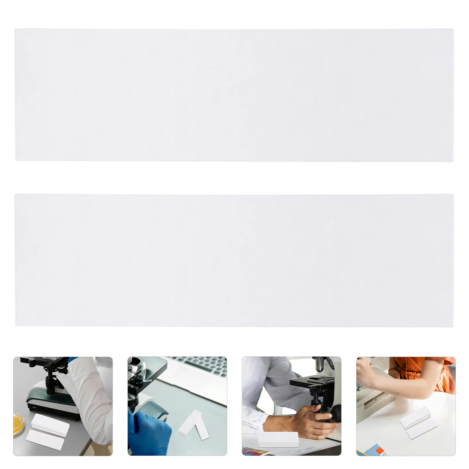 

6 Sets Laboratory Absorbent Paper Experiment Blotting Science Papers Strips Clean Note Equipment Chemistry