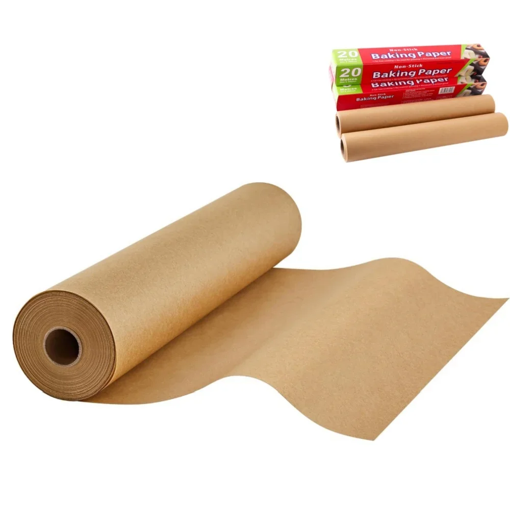 Parchment Paper Baking Sheets, Non-Stick Precut Baking Parchment, for Baking Grilling Air Fryer Steaming Bread Cup Cake Cookie