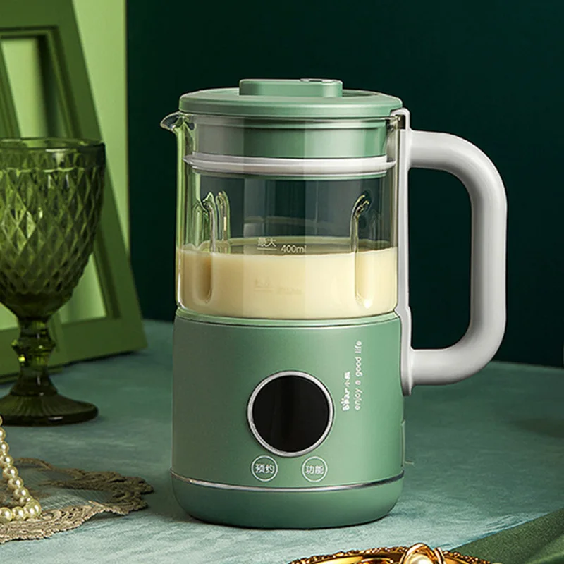 Bear 400 мл семейный блендер для продуктов, устройство для приготовления соевого молока, электрическая соковыжималка, резервирование, Автоматический нагрев, миксер для приготовления пищи 220 В