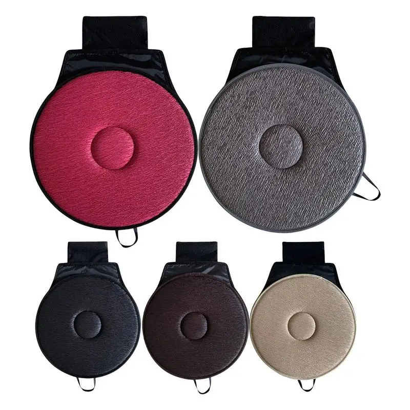 Swivel Cushion 360 Degree Rotating Car Chair Seat Cushion Comfortable Breathable Round  Elderly Rotary Car Seat Pad Car Seat Mat