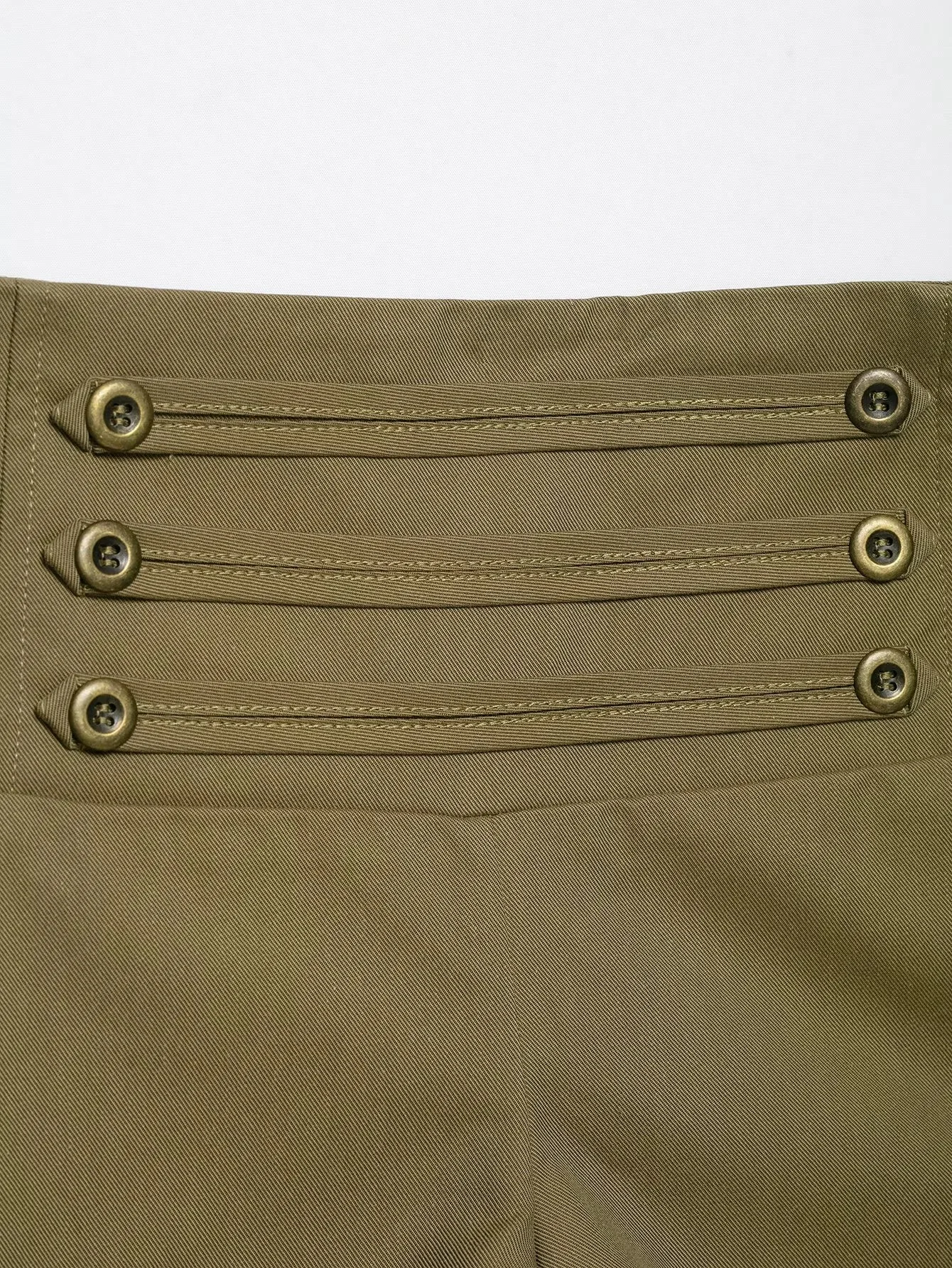 KONDALA Damen Vintage Trendy Shorts-Set mit Knöpfen, O-Ausschnitt, ärmellosem Reißverschluss-Top und Mini-Shorts – Neue Mode 2026 Sommer Casual Damen-Set – Detail 22