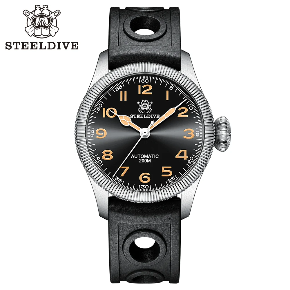 

Часы STEELDIVE Мужские механические, водостойкие, 200 м