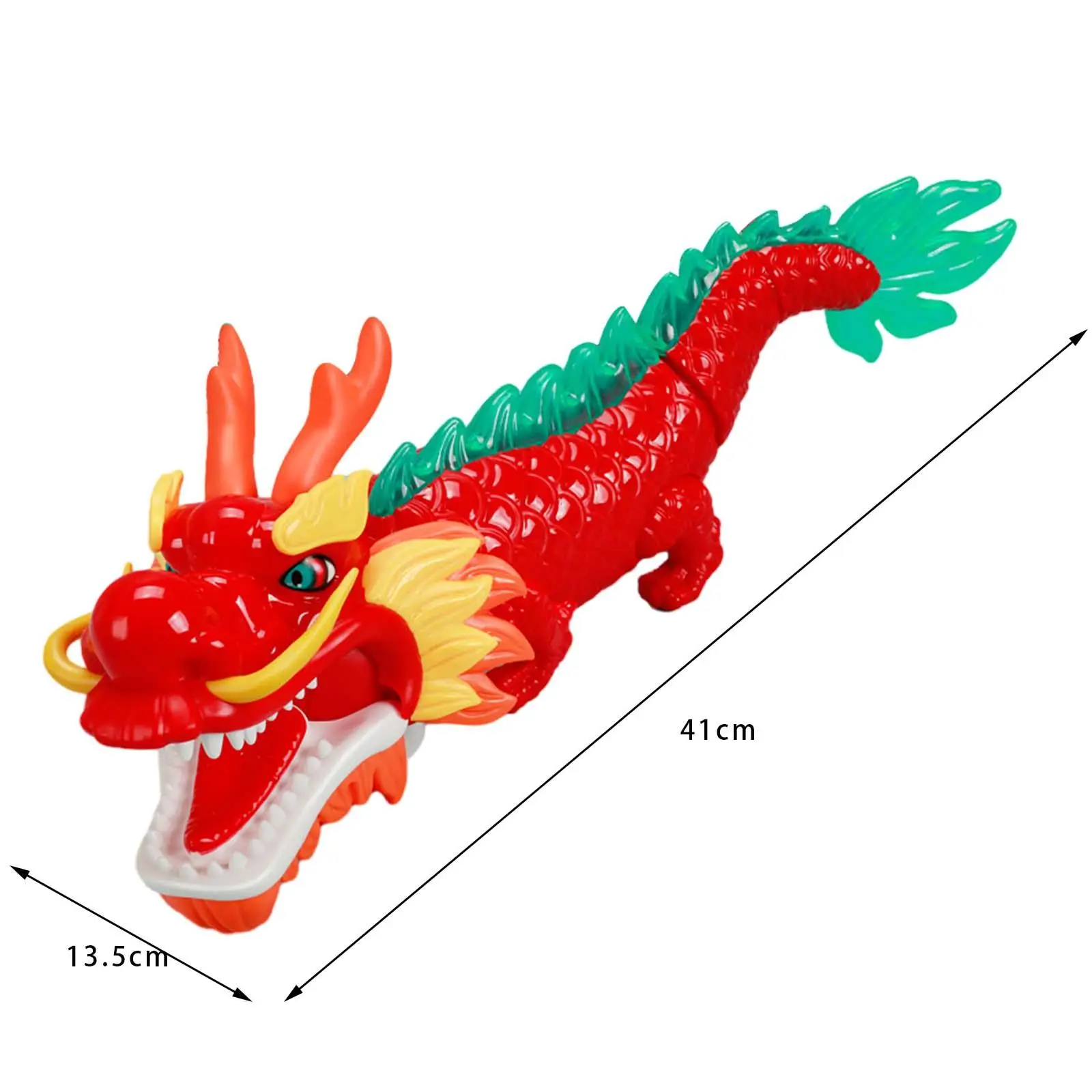 Dragón bailarín eléctrico, juguetes interactivos para gatear, Año Nuevo Chino, 2024