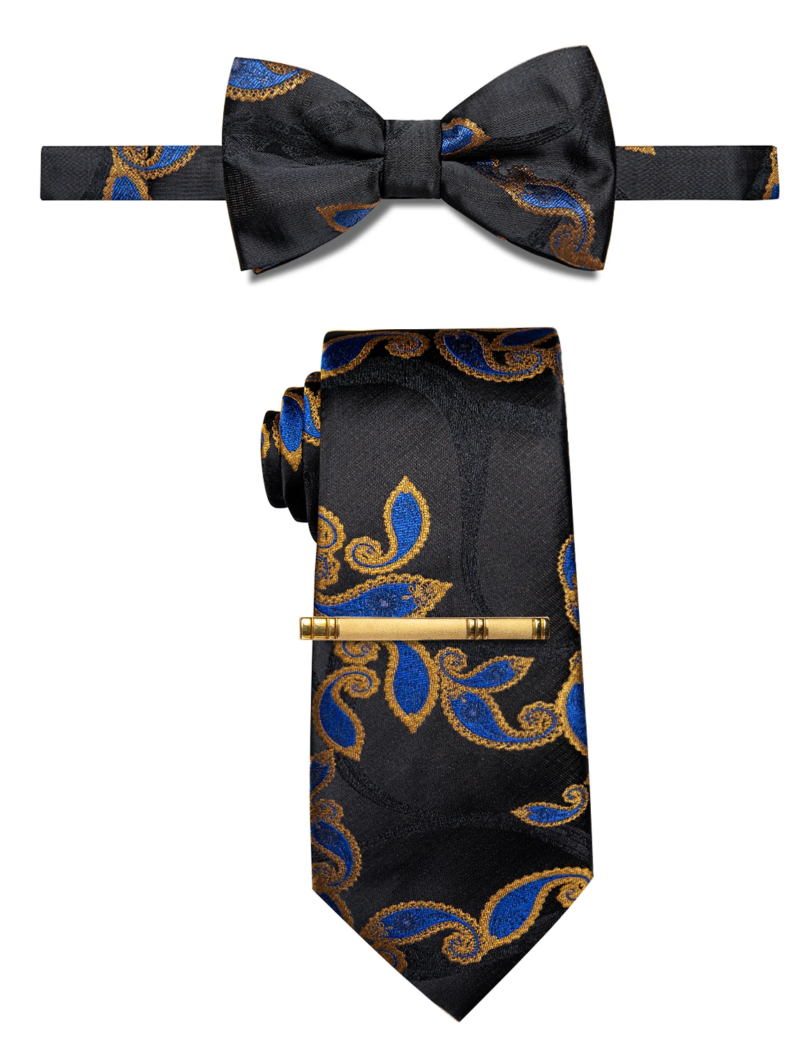 

Black Blue Floral Men Bowtie Tie Set Novalty Necktie Knot for Man Accessories corbatas para hombre Waistcoat Decor Free Shipping