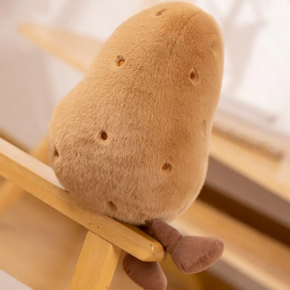 ตุ๊กตาผักผลไม้ดีไซน์เหมือนจริง ของเล่นตุ๊กตาผักผลไม้ ซีรีส์ผัก ตุ๊กตาผักมันฝรั่ง ของเล่นสำหรับห้องเด็ก