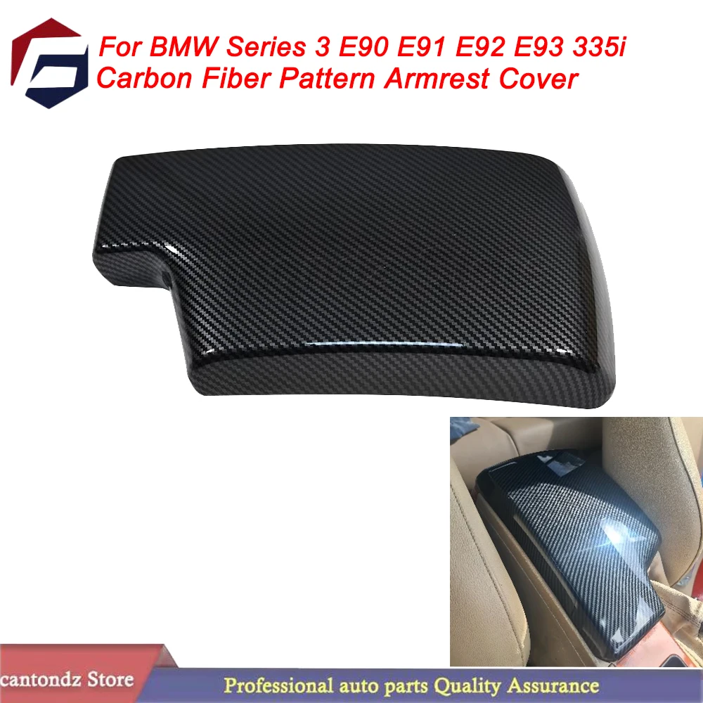 

Carbon Fiber Grain Console Box Storage Frame Trim For BMW Series 3 E90 E91 E92 E93 323i 325i 328i 330i 335d 335i 2006-2012