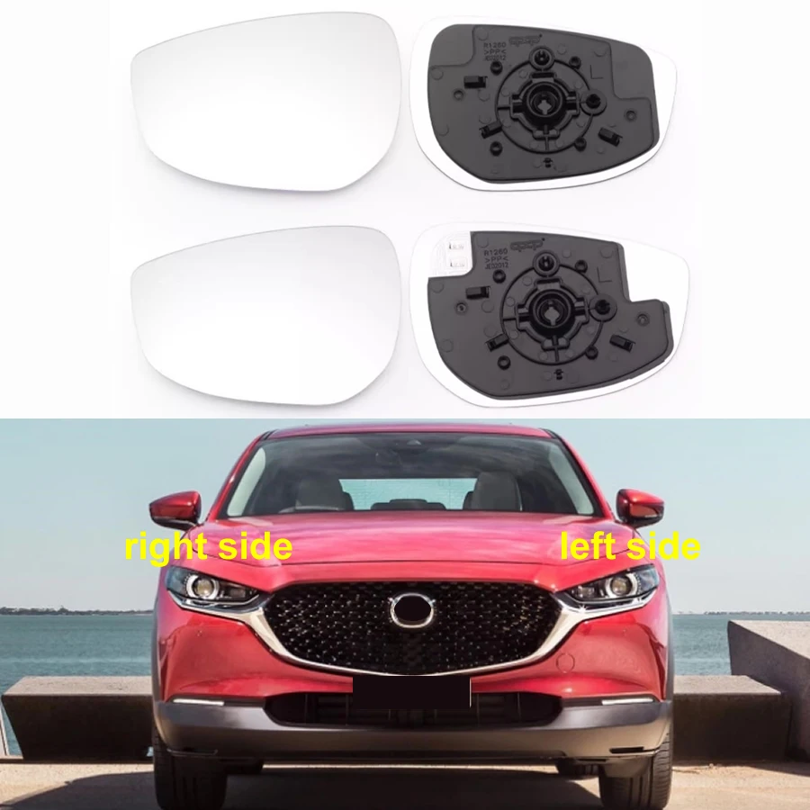 For Mazda CX30/ CX-30 2020 2021 2022 2023 Car Exteriors Part Outer Rearview Side Mirror Lens Reflective Lenses Glass