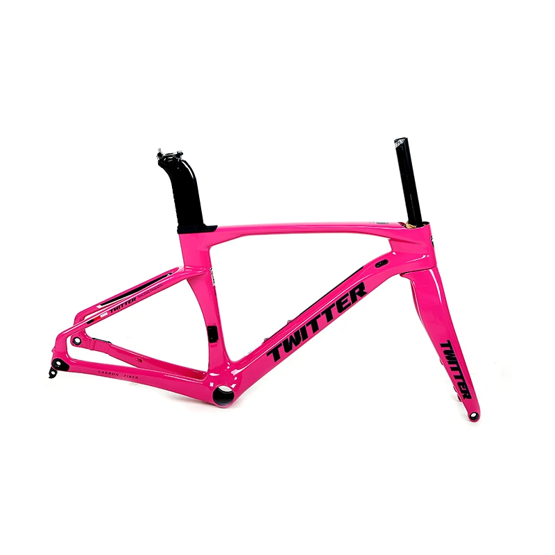 

STLF Twitter Kids Bike Carbon Road Bike Frame Cycle for Kids All Cables Inner Routing Carbon Road Bicycle Frame on Sale Can Oe