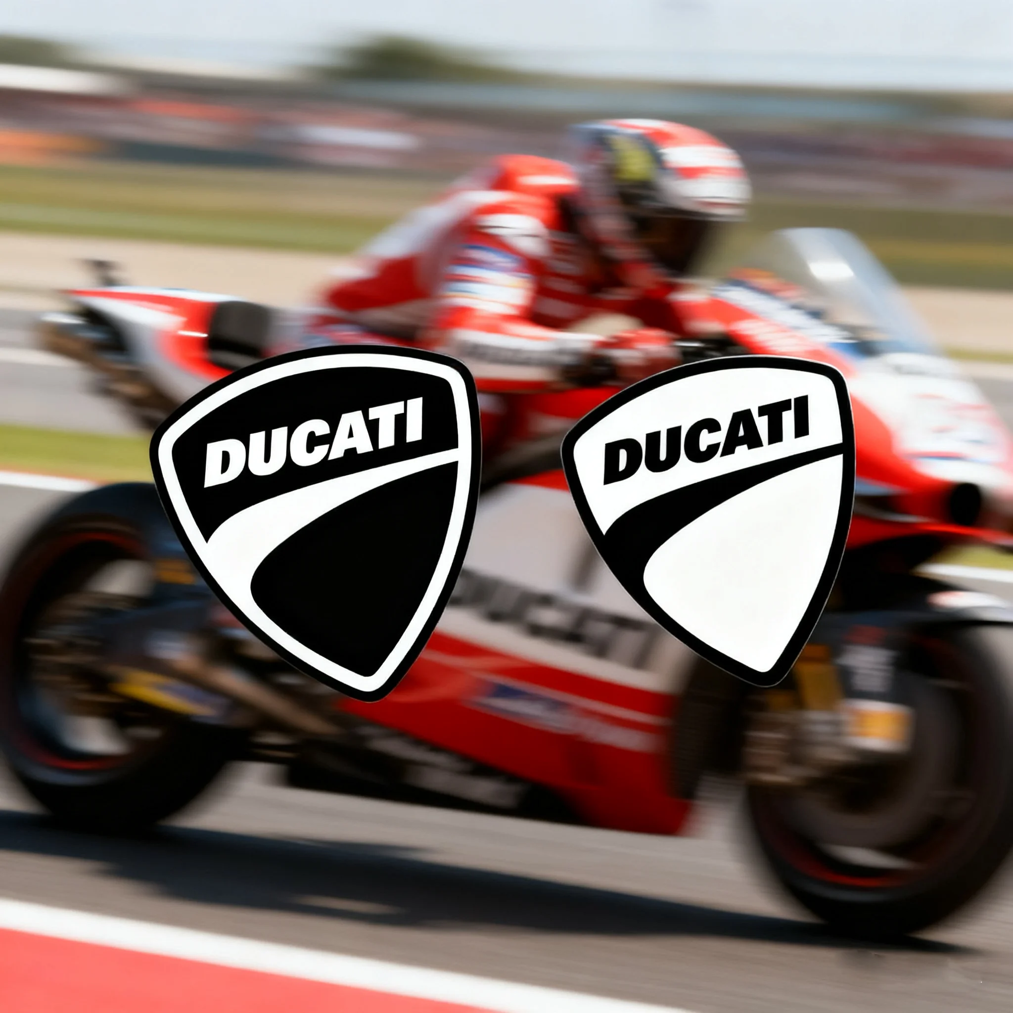 Adesivos decorativos refletivos para capacete de motocicleta, adesivos para ducati panigale diavel superleggera v4 v2 scrambler