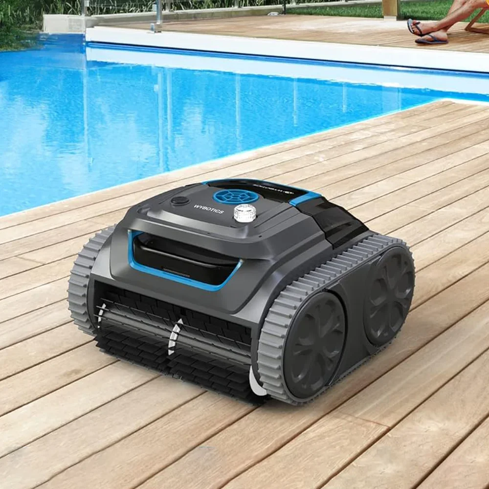 Robot aspirador automático para piscina, aspirador inalámbrico para escalada en pared