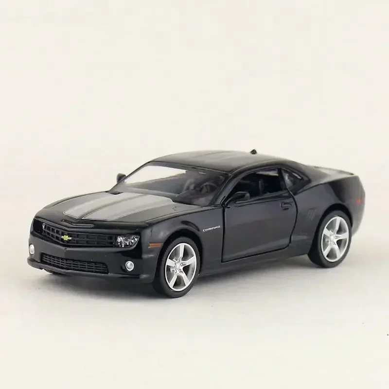 MaKeda Toy Diecast Model 1:36 Scale Chevrolet Camaro Super Pull Back Doors Openable Car Educational Collection Gift for Kid