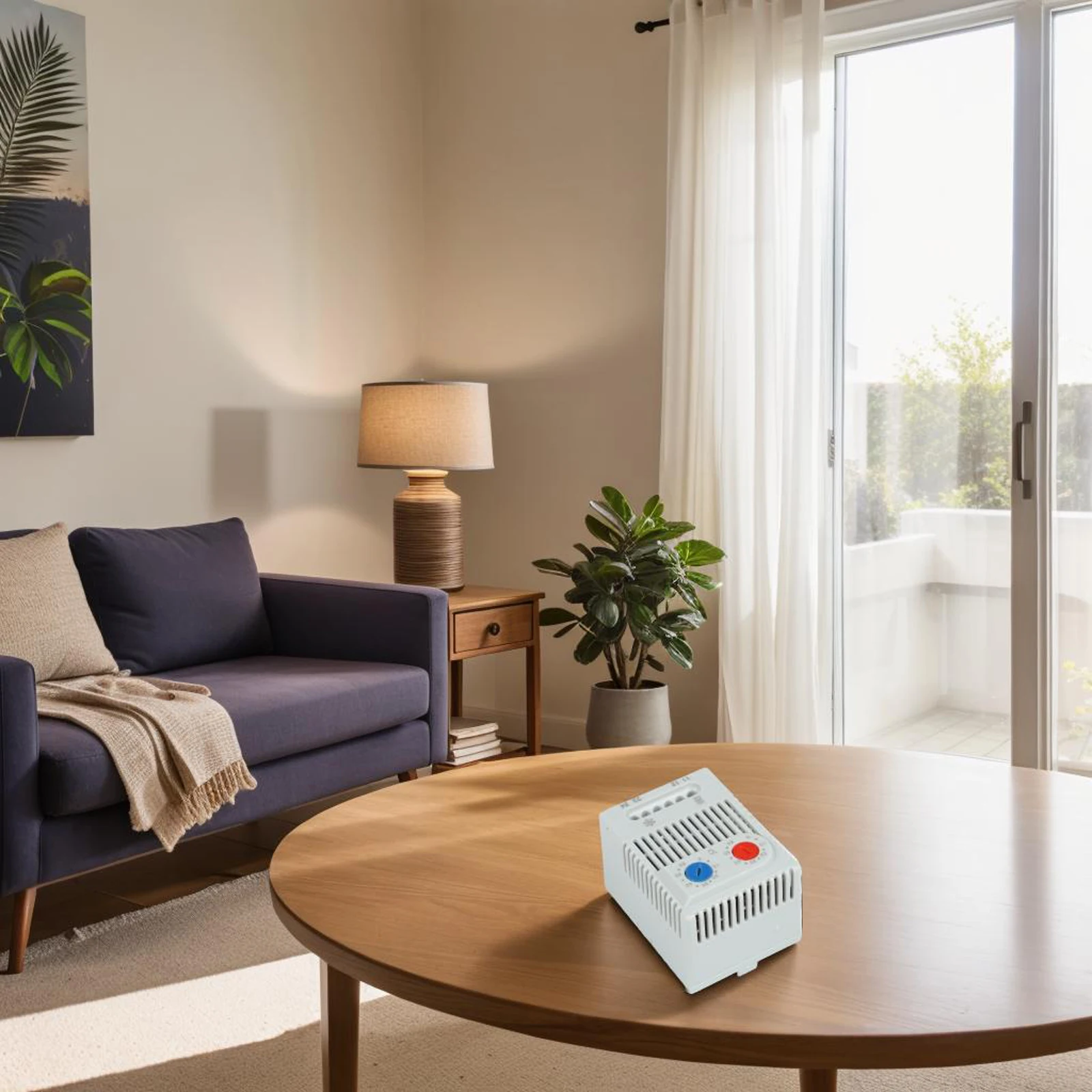 Switch Thermostat Compact Mechanical Heat And Cool Combined IP20 Temperature Controller Thermostatic Bimetal Useful